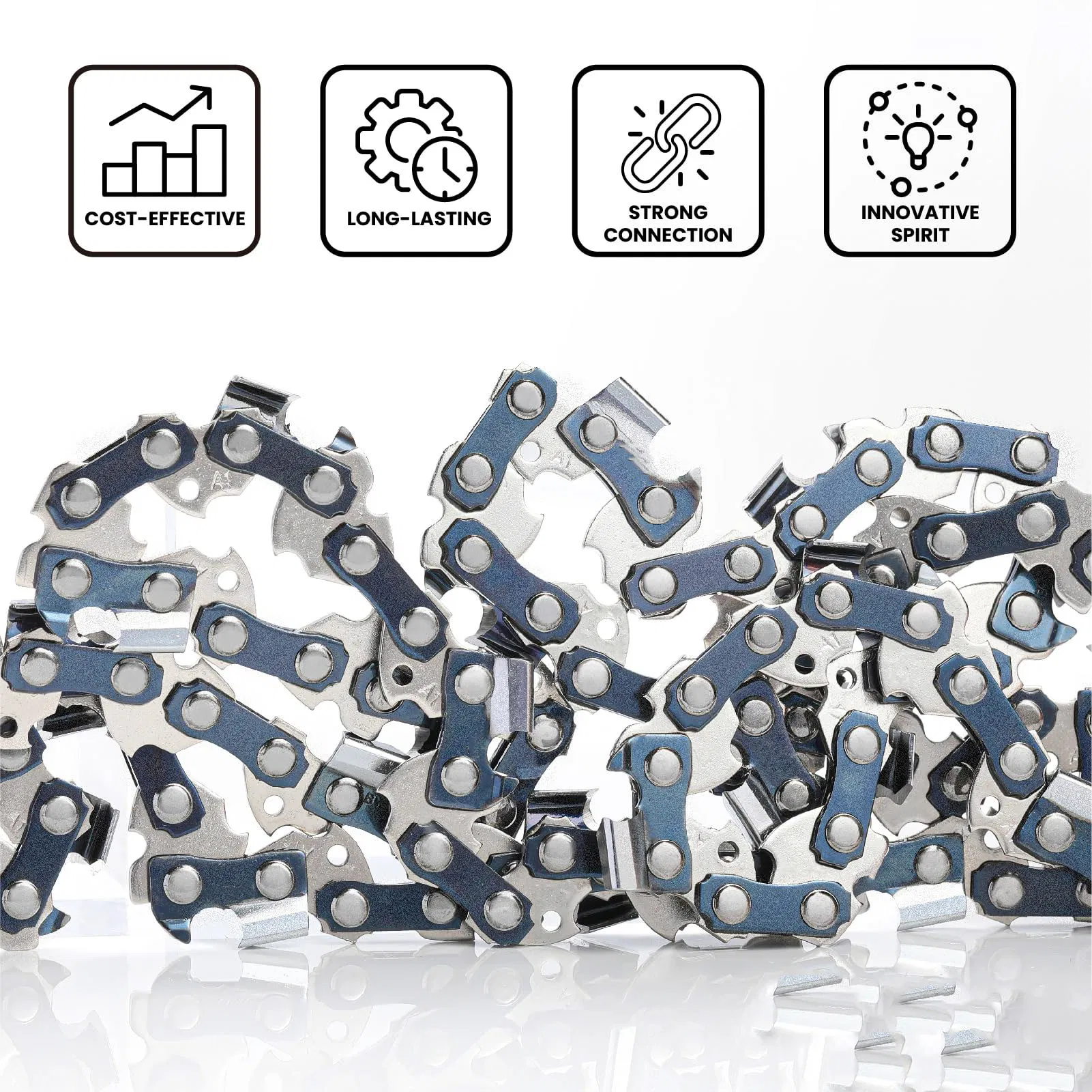 16 Inch Chainsaw Chain 043" Gauge 3/8" Lp Pitch 56 Drive Links