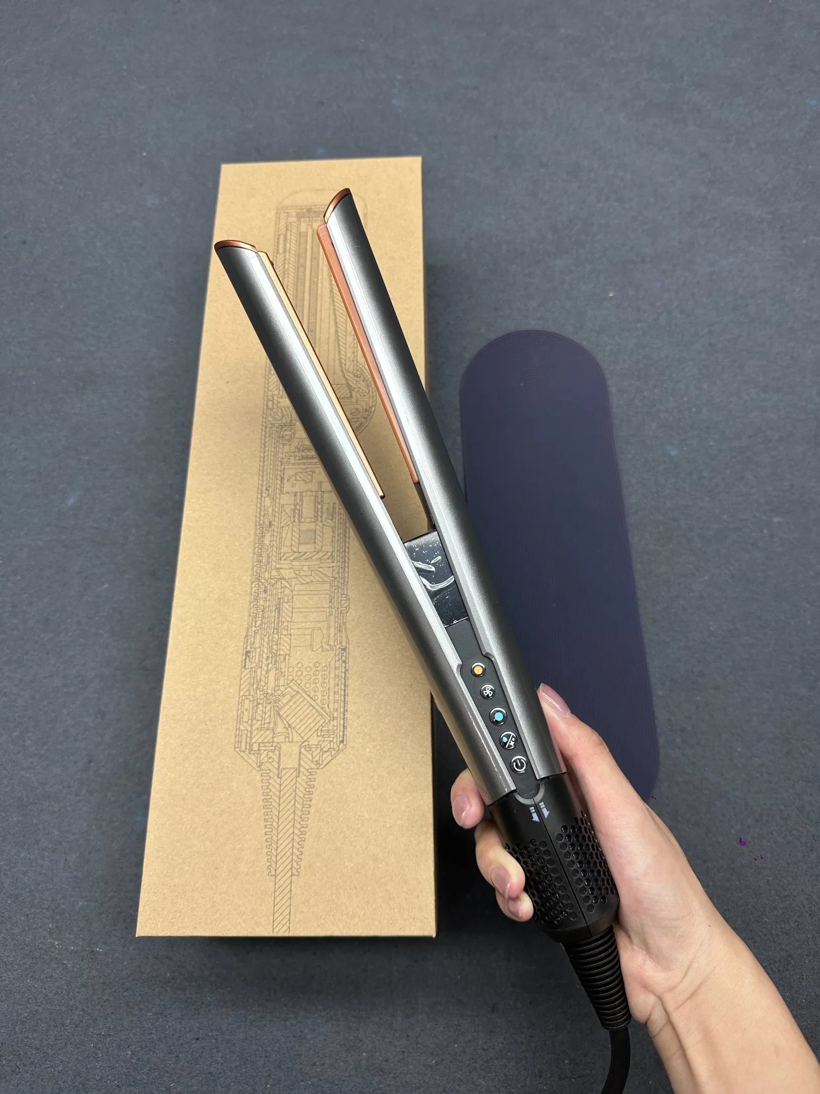 HS01 Original Airstrait Hair Dryer Straightener Airwrap Hotel