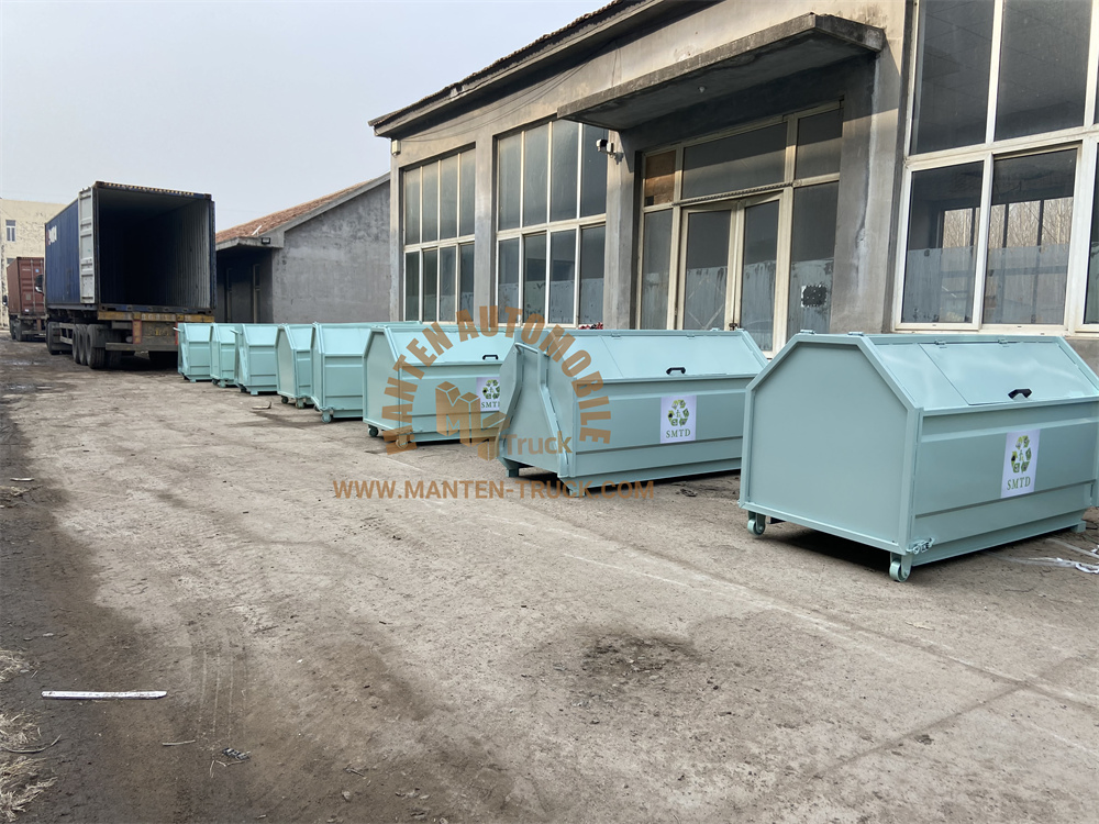 Промышленный мусорный бак 3000 л с крюком