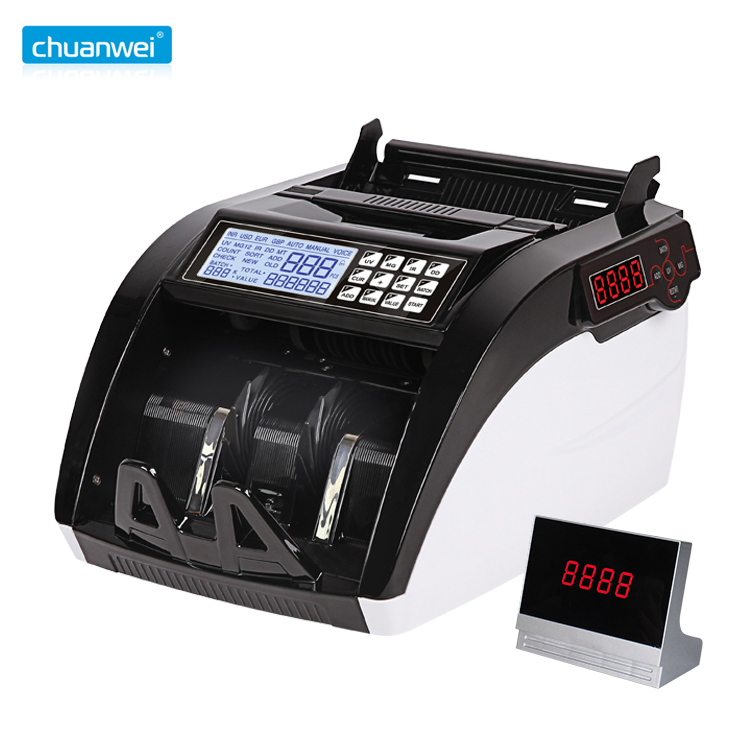 Financial Equipment Banknote Counter Bill Counters with Batch Add and Self-Examination Money Counter Banknote Counter Currency Counter with UV Mg IR Dd