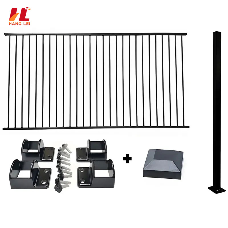 High Safety Dependable Zinc Steel Iron Fence Panels for House Outdoor Garden Farm Security Construction