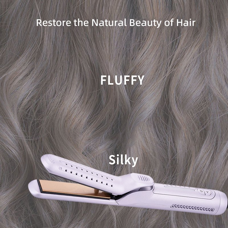 Professional 2 in 1 Hair Straightener Curler with Negative Ion