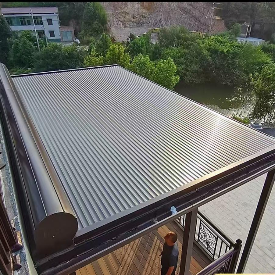 Customized Retractable Awnings, Electric Roller Blinds, Aluminum Awnings