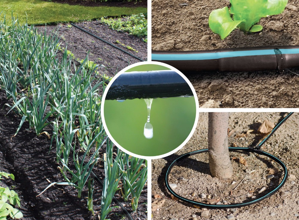 Black Watering Agricultural Micro Irrigation Drip System