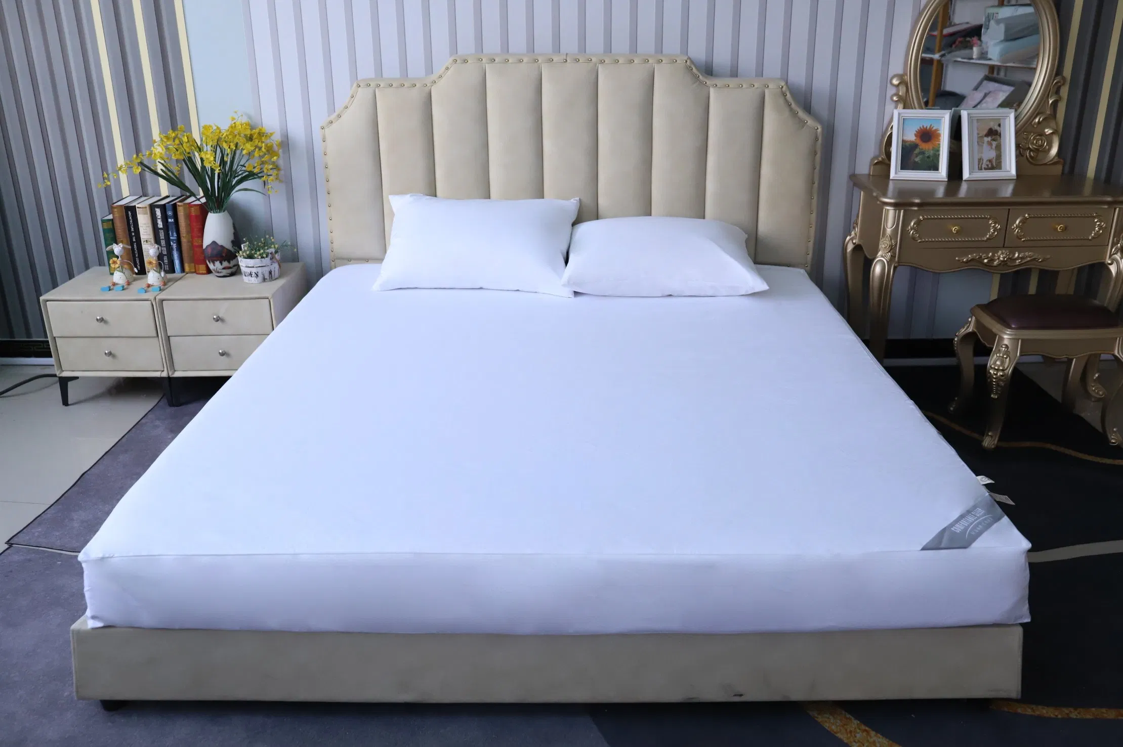 Factory Wholesale Deep Pocket Zippered Waterproof Mattress Encasement Full Size 54"*75"