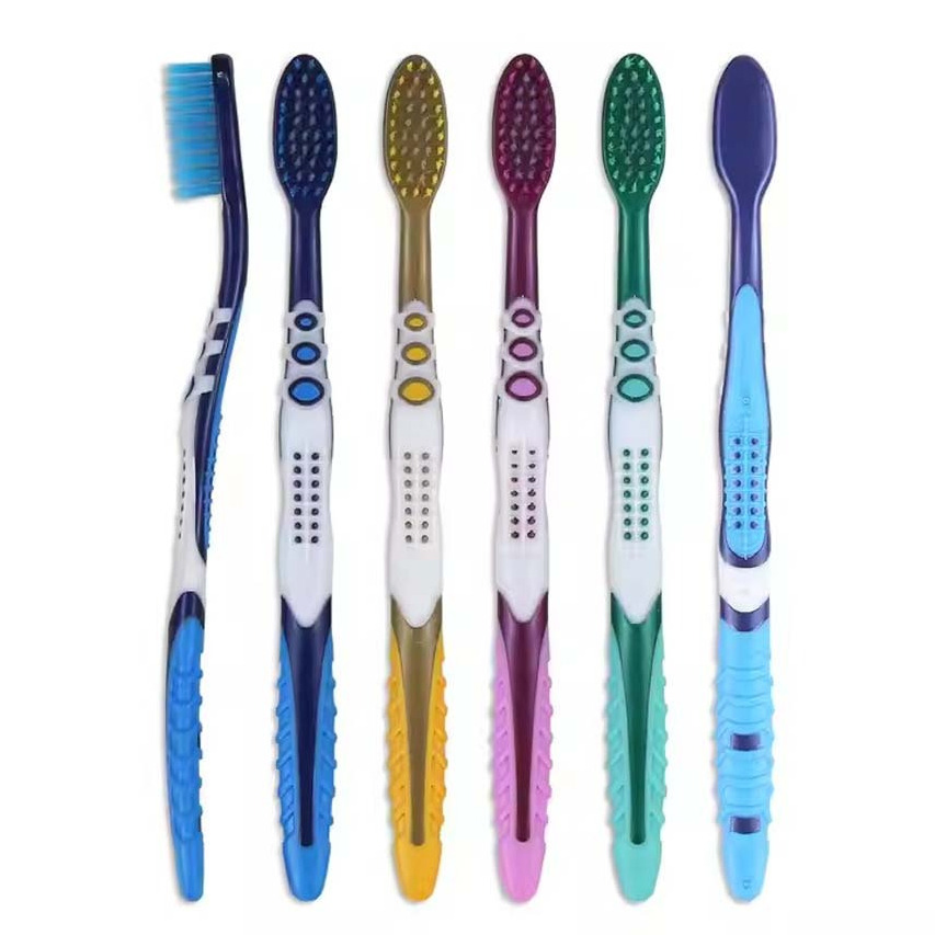 2025 Hot Selling Comfortable Adult Plastic Toothbrush Soft Bristle Biodegradable Disposable for Home Use Wholesale Dental Care