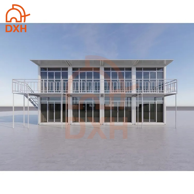 Dxh Manufacture Price Modern Store Modular Dormitory Accommodation Office Classroom Two Storey Houses Prefab Detachable Flat Pack Prefabricated Container Home