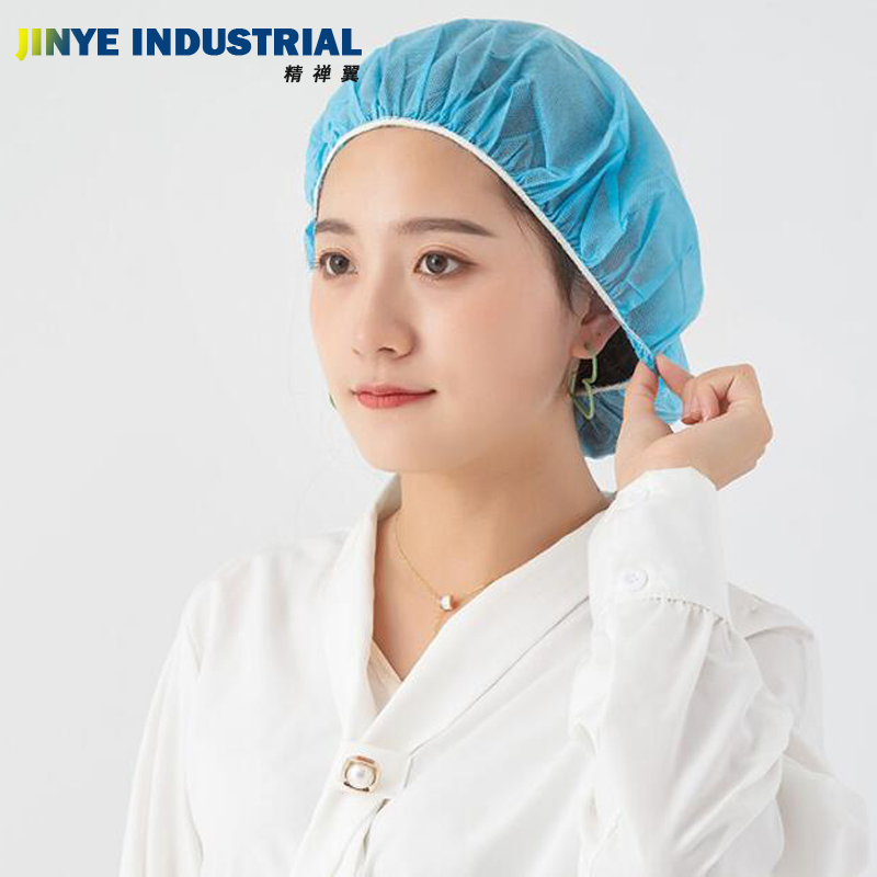 Operating Room Nonwoven Doctors Nurse Disposable Bouffant Caps