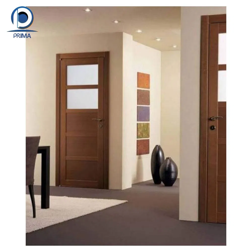 Modern Design Internal Fire Wooden Doors Apartment Wood Grain Transfer Fireproof Door Fire Rated Door for Apartment and School