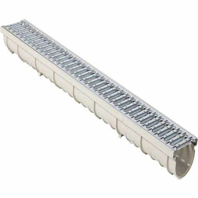 Surface Commercial Plastic HDPE Drain Drainage Channel and Grate Ditch