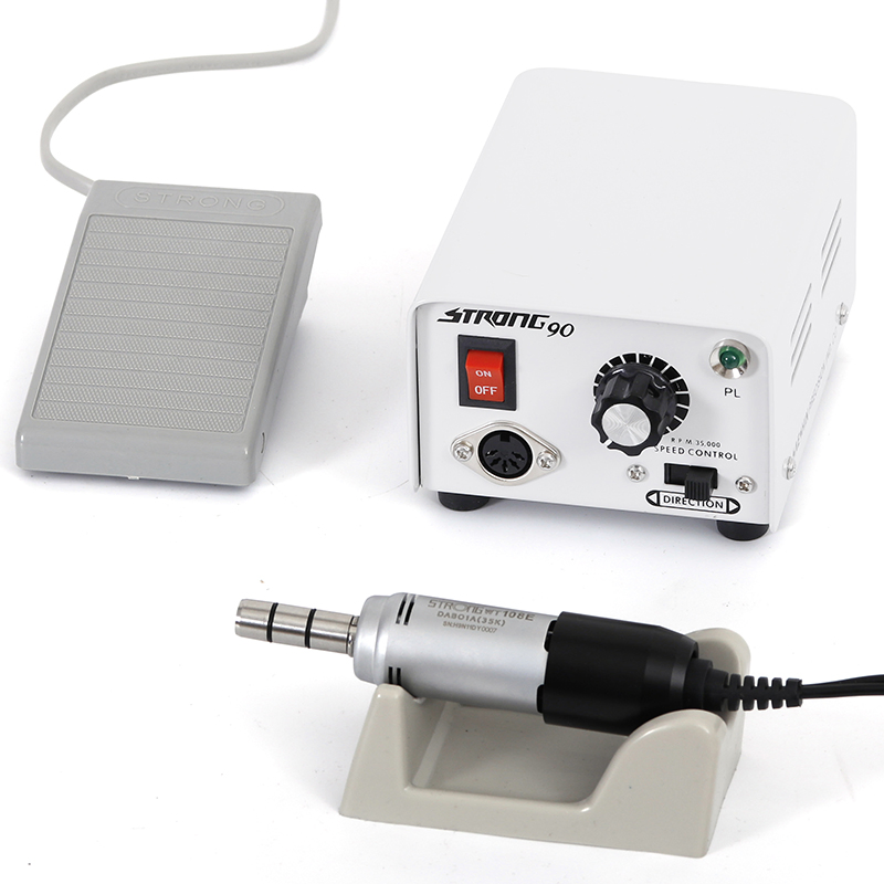 35000 Rpm Engine Strong 90 Dental 108e Dental Micromotor Professional Strong Nail Drill Machine
