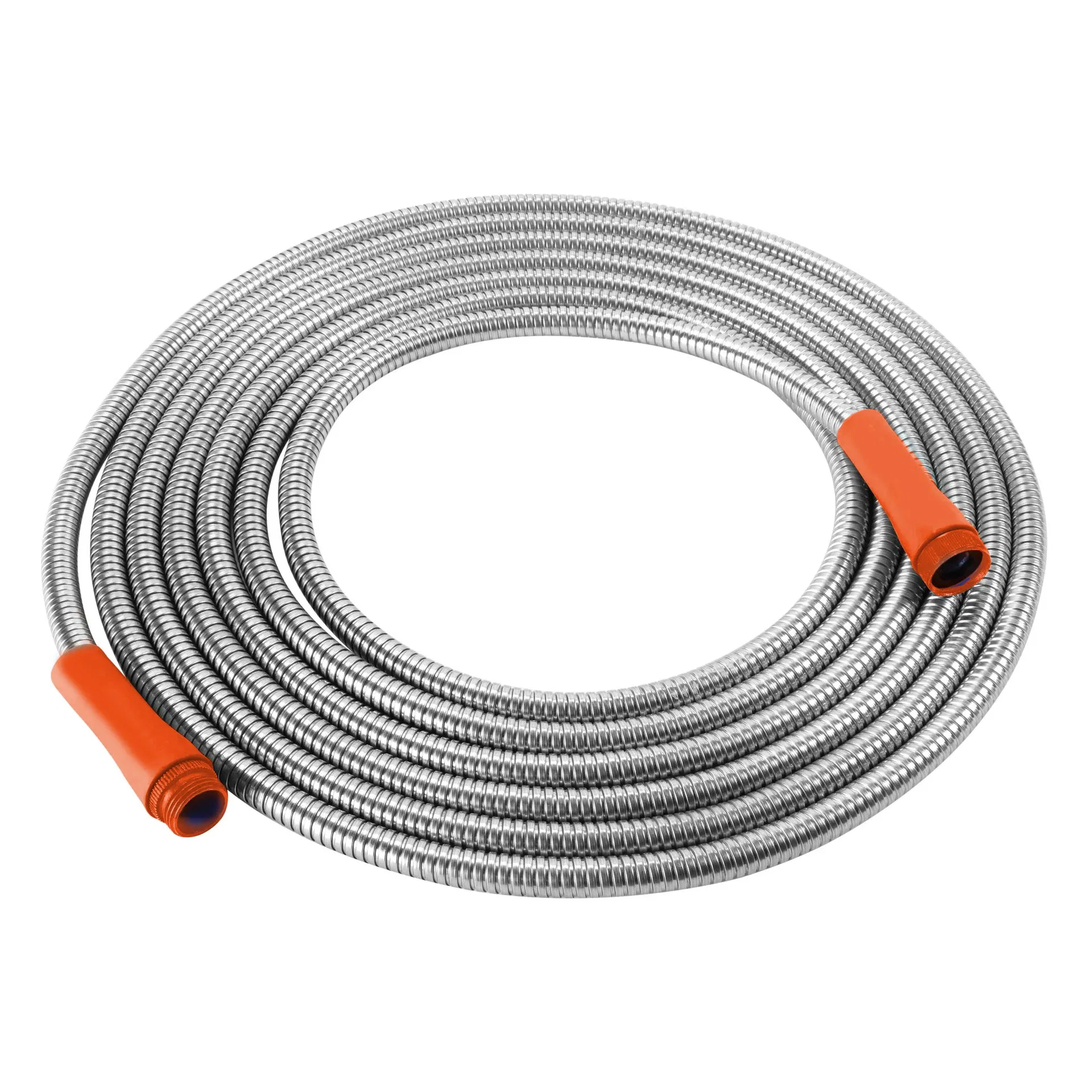 Yardforce Heavy-Duty Puncture Proof Metal Garden Hose 25-Foot 304-Stainless Steel