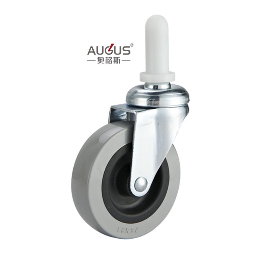 75 mm 3 Inch Plastic PVC/TPR Caster Wheel Furniture Caster