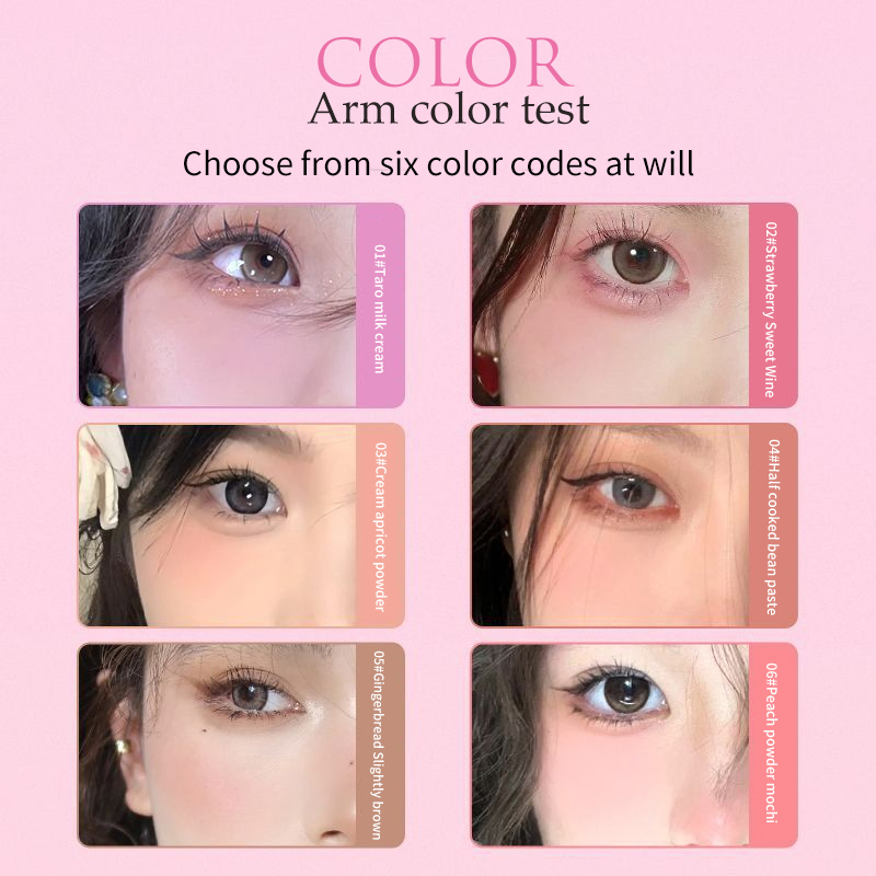 Ditong OEM ODM Creamy Organic Pink Blush Pen 2 in 1 Multifunction Cheek Blush Stick