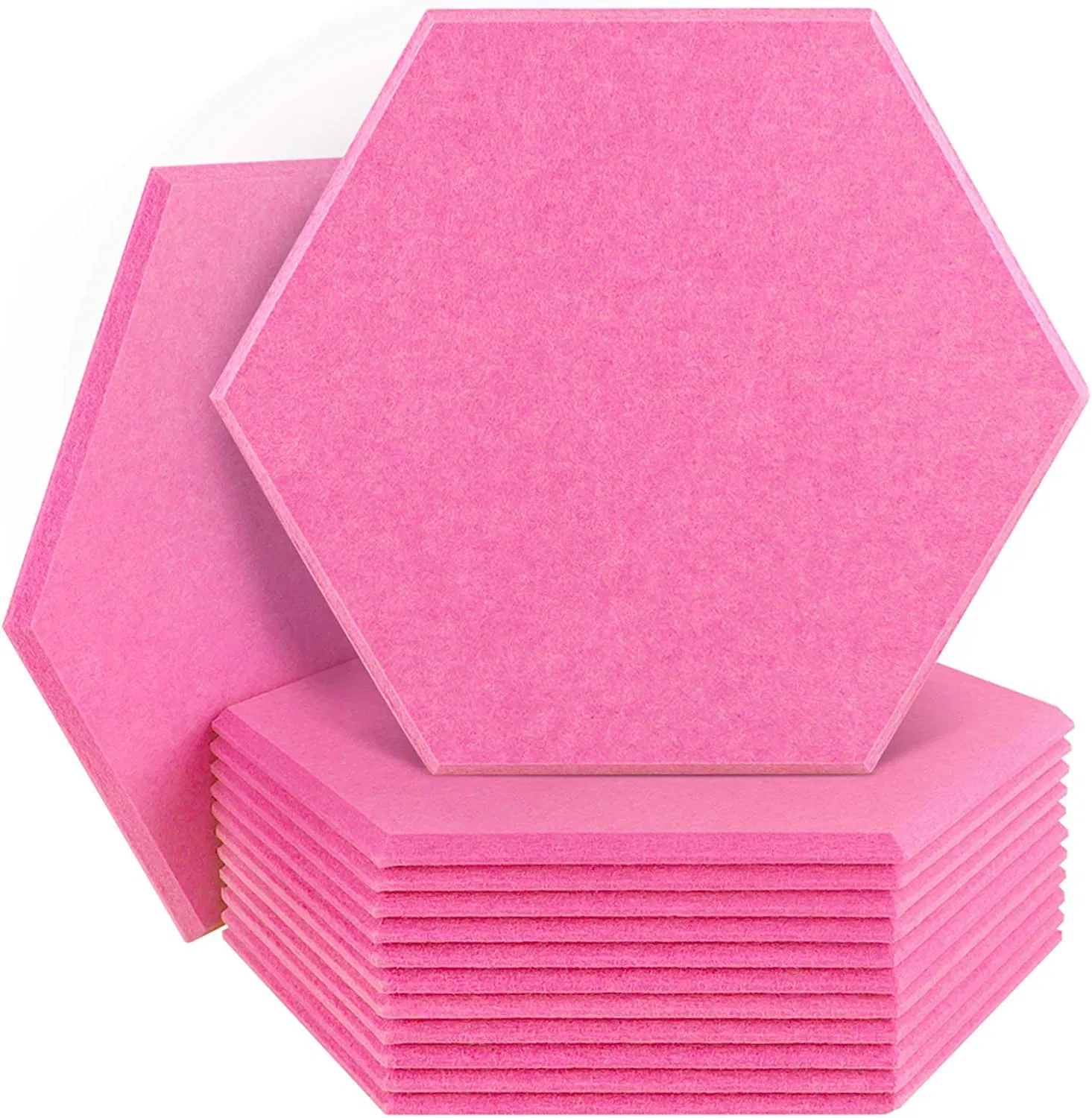 Modern Hexagon Soundproof Acoustic Wall Panels for Home Decor