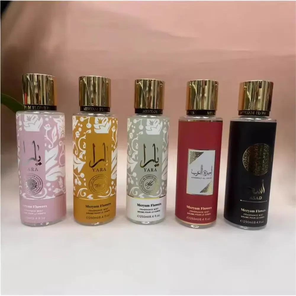 250ml Arabic Perfume Spray Dubai Arab Middle East Rose Oriental Lemon Citrus Aroma Fig Long Lasting Fragrance Mist Women Perfume