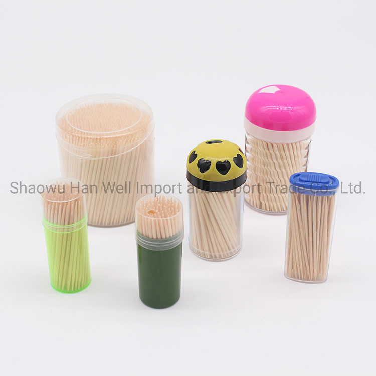 Wholesale Packing Wood Food Grade Wooden Barrel Toothpicks