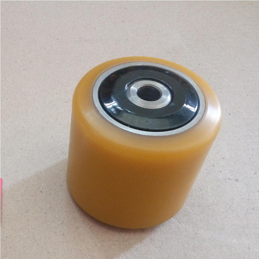 Manufacturers Direct Sales of PU Forklift 80*37 Forklift Bearing Wheel