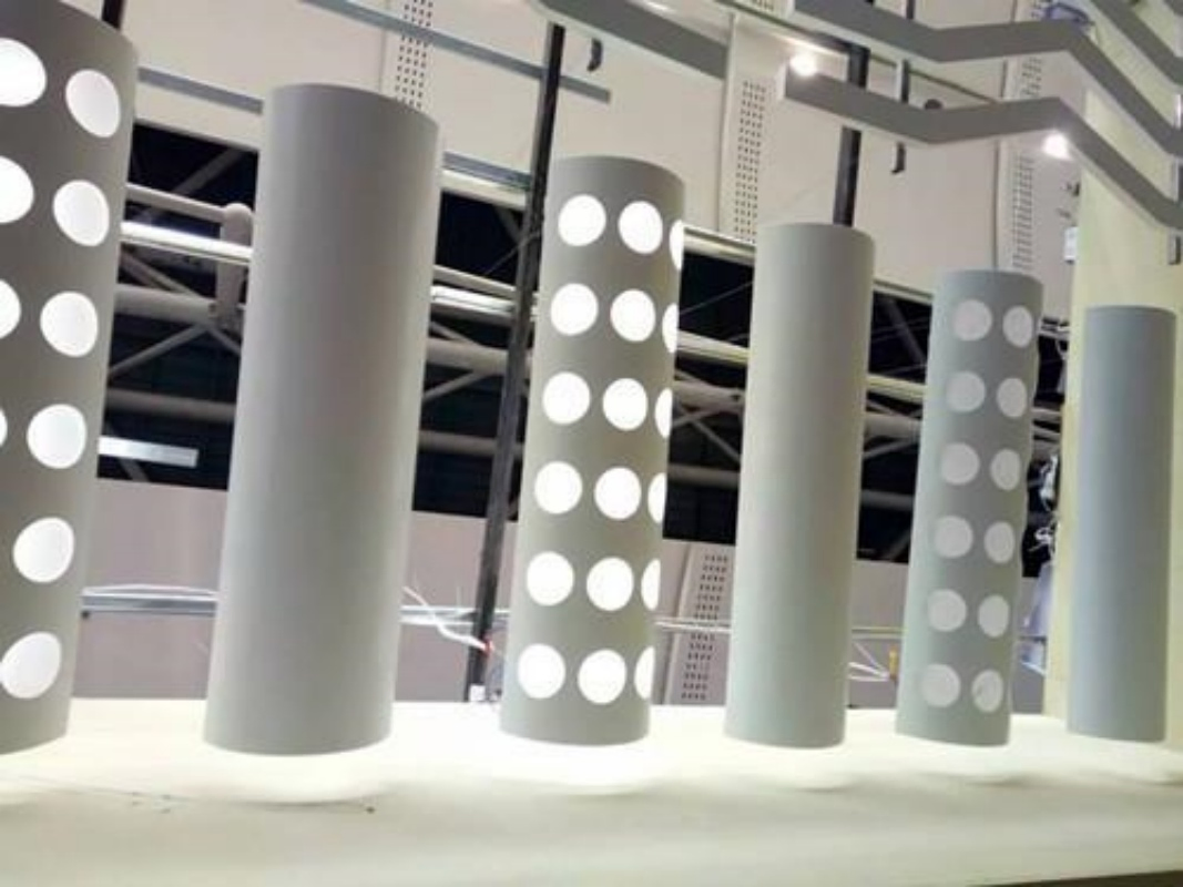 Factory OEM Smooth Aluminum Cylindrical Curtain Wall Profile
