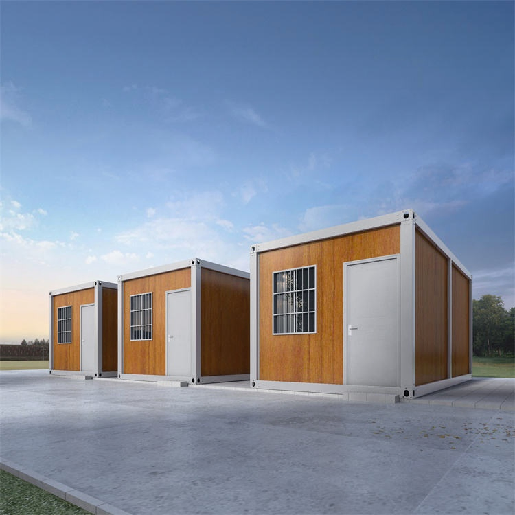 Factory Hot Sale Prefab Flat Pack Home Unit Indonesia Modular Contain Hous Prefab Garage 20FT Container Flat Pack House Price