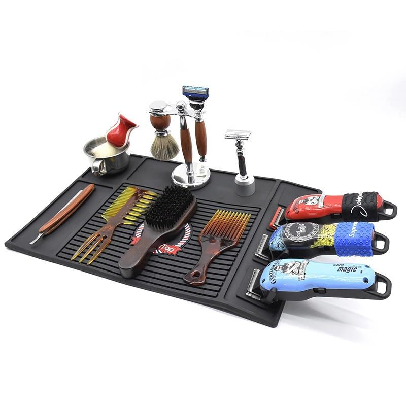 Anti-Skid Magnetic Silicone Pad for Barber Tools Display Tool Pad