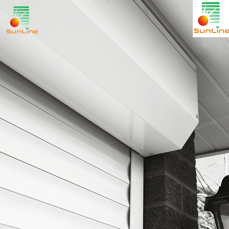 Energy-Saving Aluminum Alloy Foam Roller Shutter Window with Tubular Motor Drive