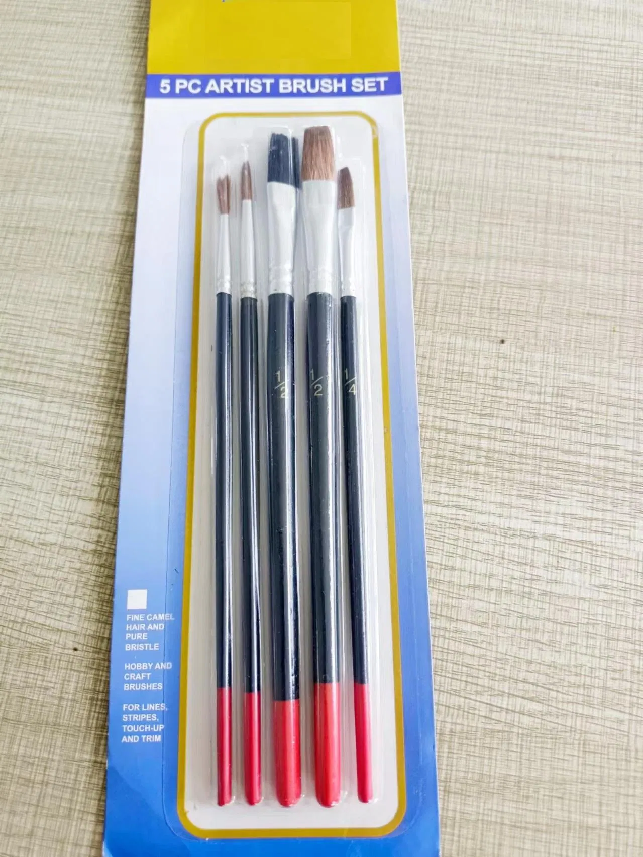 Набор кистей для живописи, 6 шт.