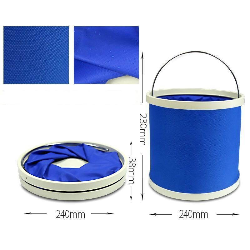 Oxford Cloth Portable Folding Bucket for Car Washing