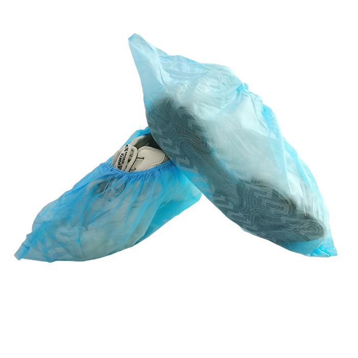 Non Woven Polypropylene Isolation Shoe Cover Laminated Nonslip Disposable Non Woven Waterproof Overshoes Shoe Cover