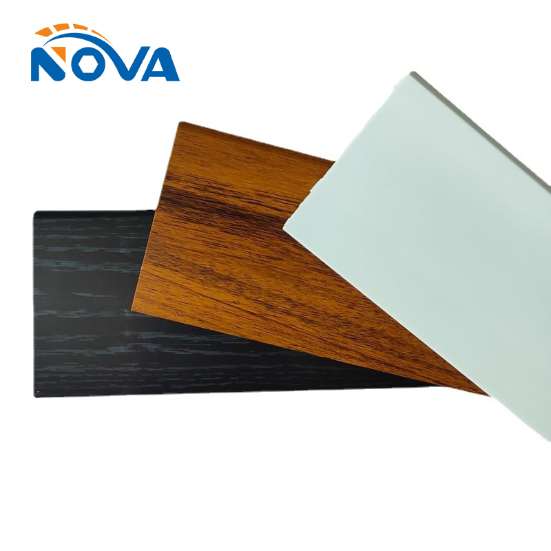 Flooring Wood Design Wall Base Board PVC PS Skirting Baseboard