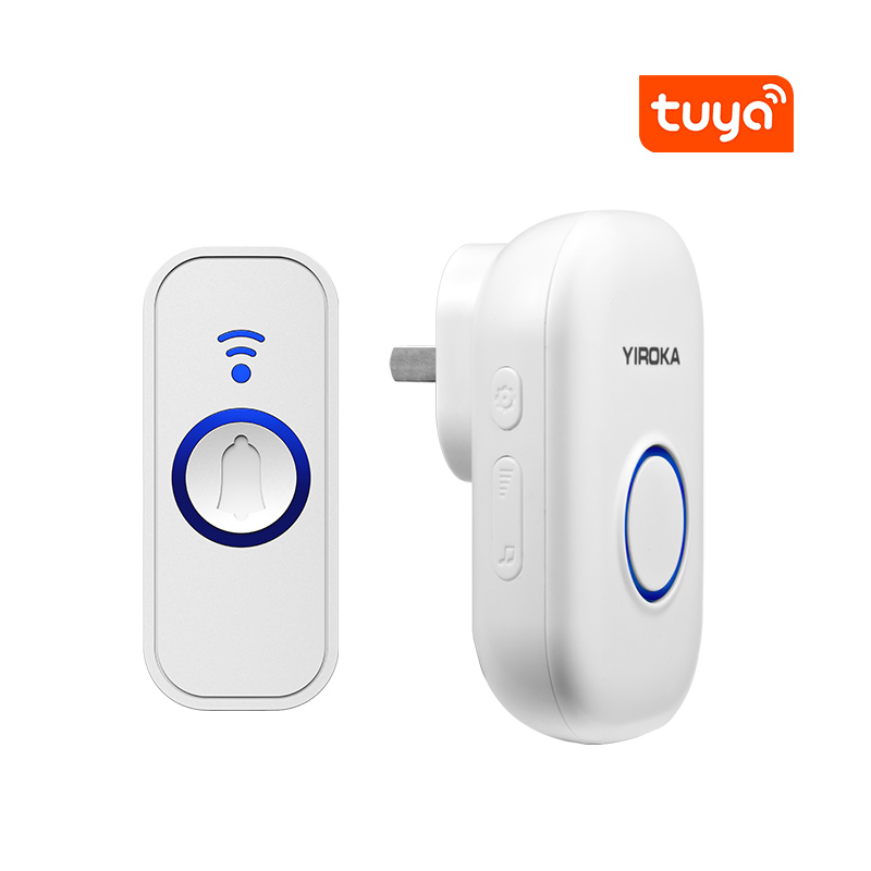 Tuya Smart WiFi Wireless Doorbell Battery Operated Long Distance Doorbell Kit