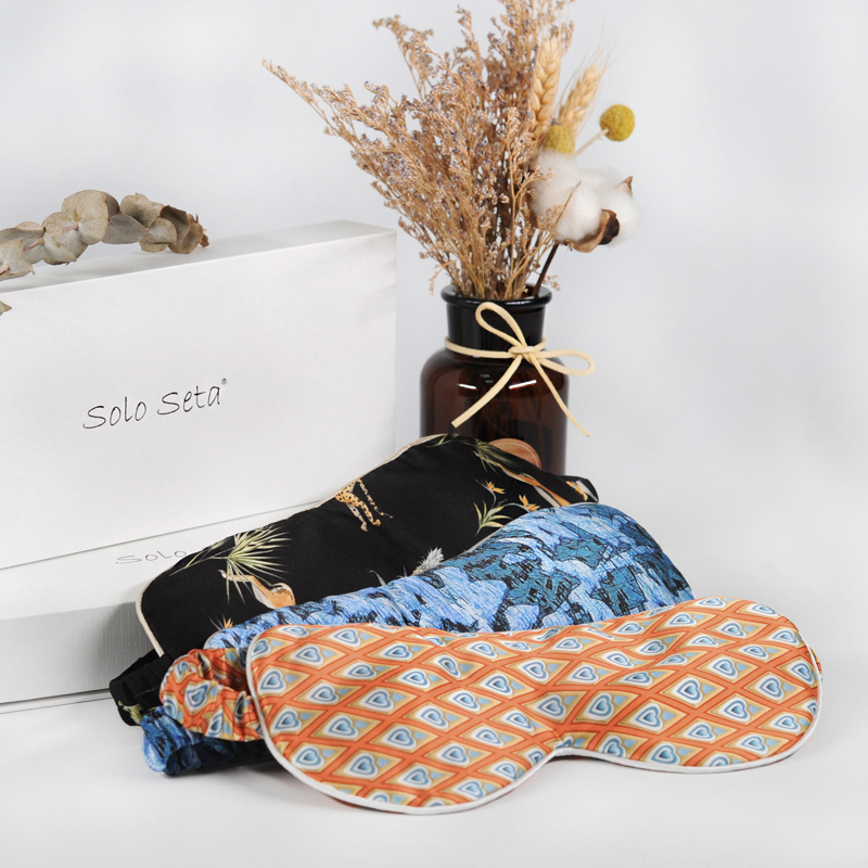 100% 6A Silk 22 mm Silk Satin Sleep Silk Eye Mask