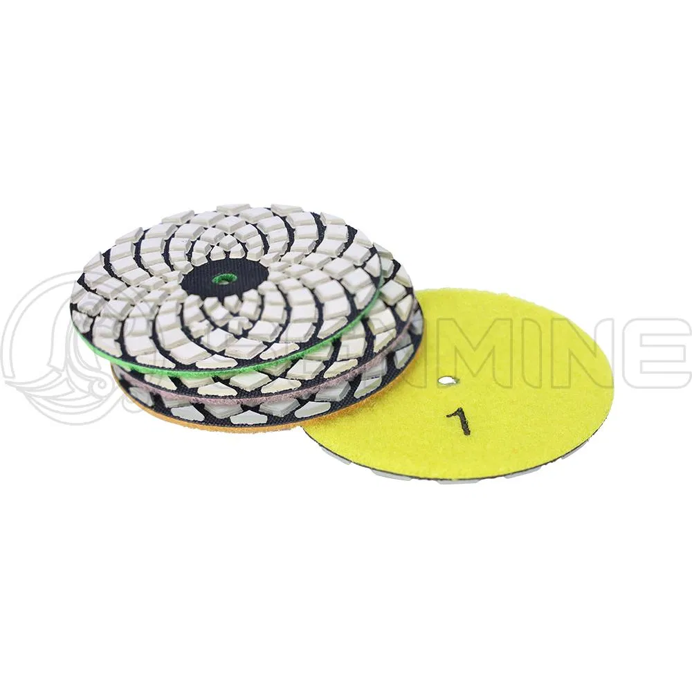 Hot Sale 100mm Different Grit Granite Diamond Polishing Pad