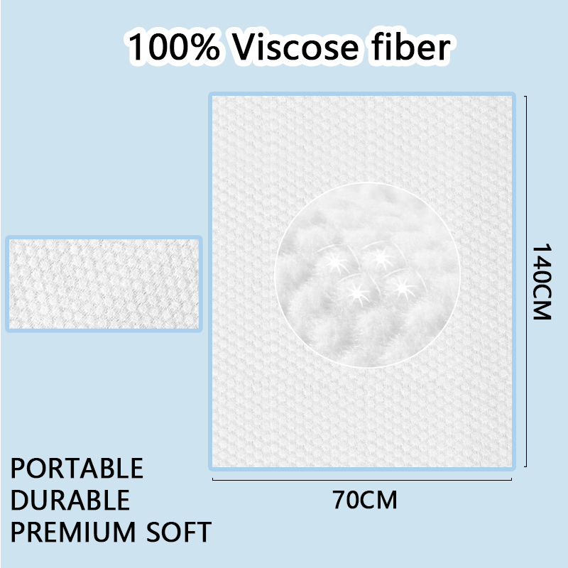 Hot Sell Disposable Non-Woven Cleaning Bath Towel Disposable Bath Towel