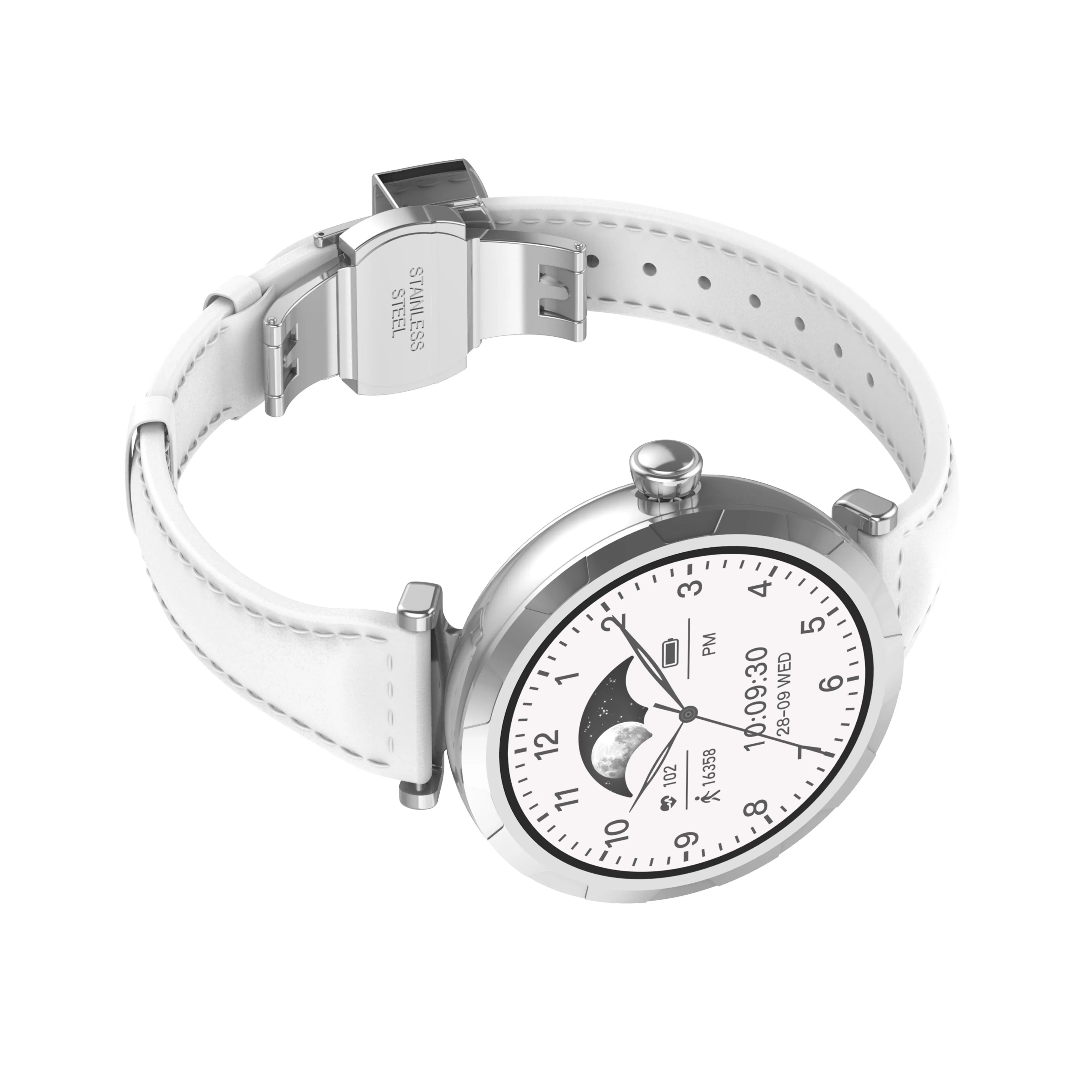 Fashionable Ldnio Sw02 Smart Watch with 19 Inch Amoled Screen Gift Wrist Fashion Digital Smart Watch