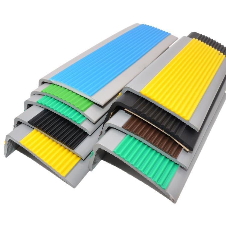 Non Slip Outdoor Edge Trim Protection Flooring Stairs Laminate Nose PVC Stair Tread Strip Nosing