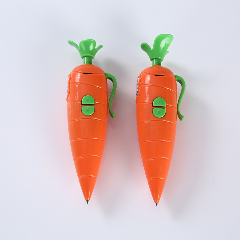 Learn to Write Ballpoint Pen Creative Preschool Story Machine Cartoon Carrot Voice Recorder