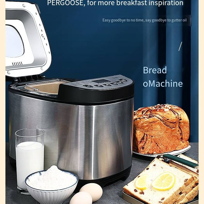 Aluminum Fast Bake White Electric Bread Maker Bread Machine