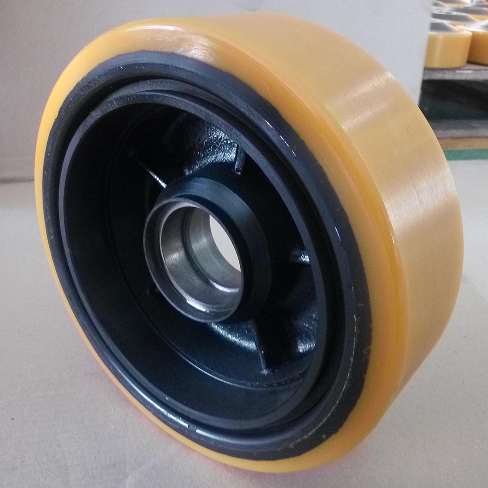 Linde Solid Forklift Polyurethane Tire PU Support Wheels No. 29902329/29903807 Size 285X100