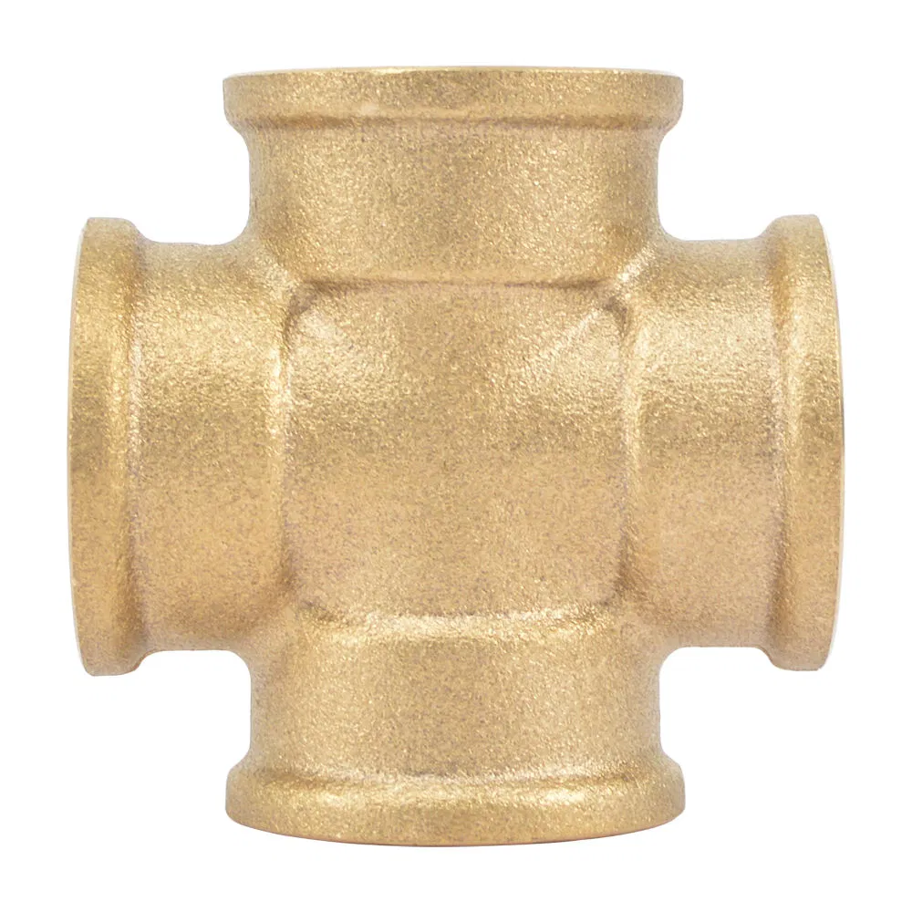 Bsp Thread Cw617n Forged Brass Pn 16 Cross Pipe Fittings