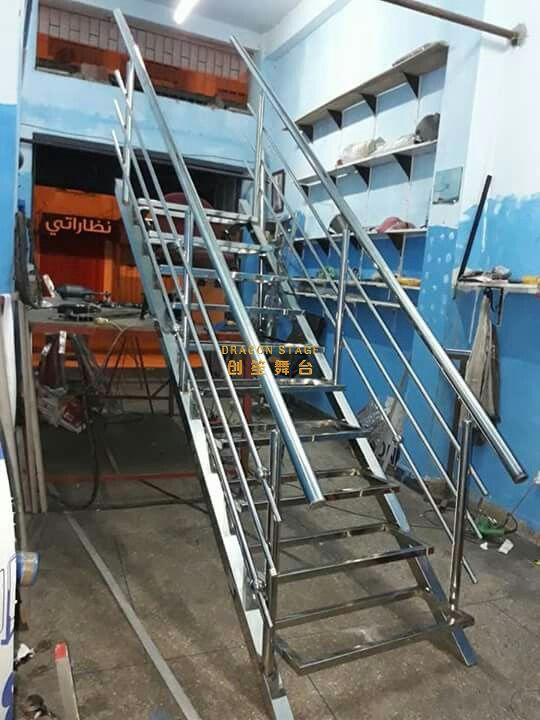 Heavy Duty Yacht Pontoon Boat Ladder 4 Steps Stainless Steel Boat Ladder Marine Boat Ladders