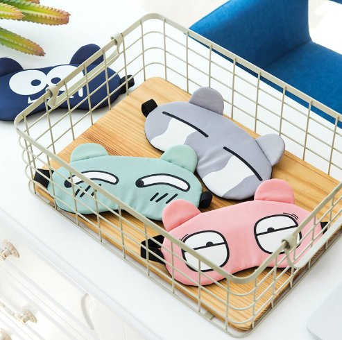 Eye Mask Sleep Blackout Breathable Student Cartoon Funny Eye Mask