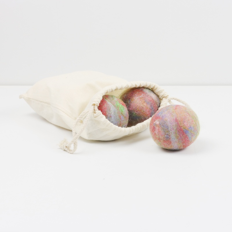 Fabric Softener Anti Static Popular Best Seller Organic Color Wool Dryer Ball for Laundry