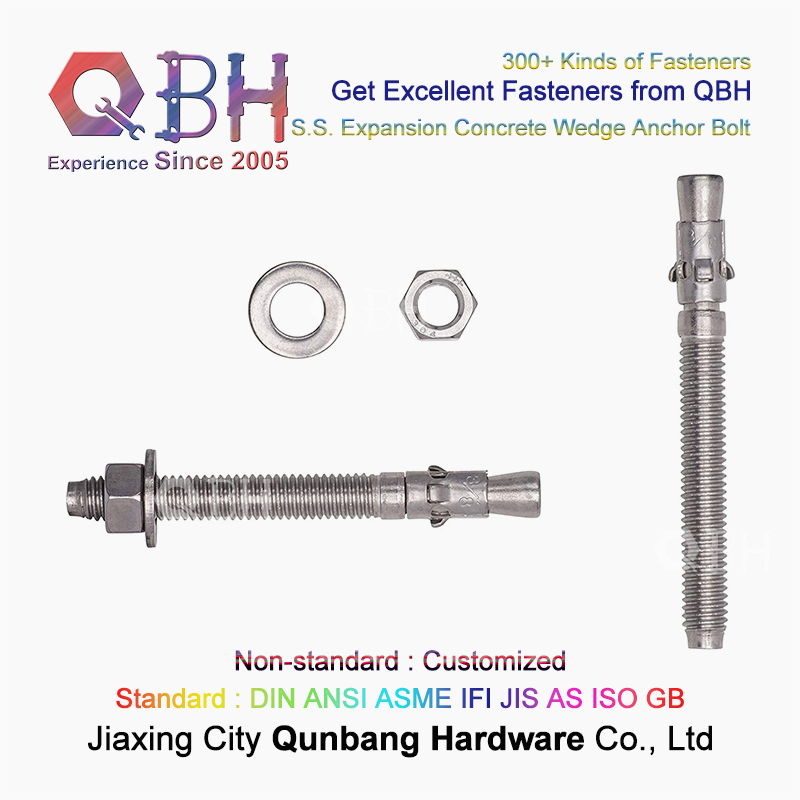 Анкерные болты A2/A4 из нержавеющей стали, метизы