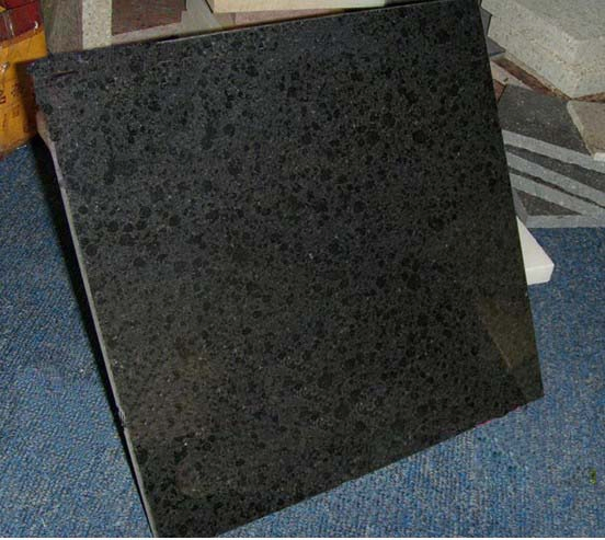Polished G684 Fuding Black Granite Floor Tiles