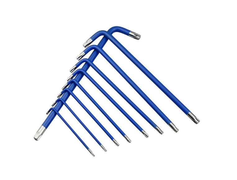 S2 Heat Treatment Blue Torx Head 9PCS Hex Wrench Set
