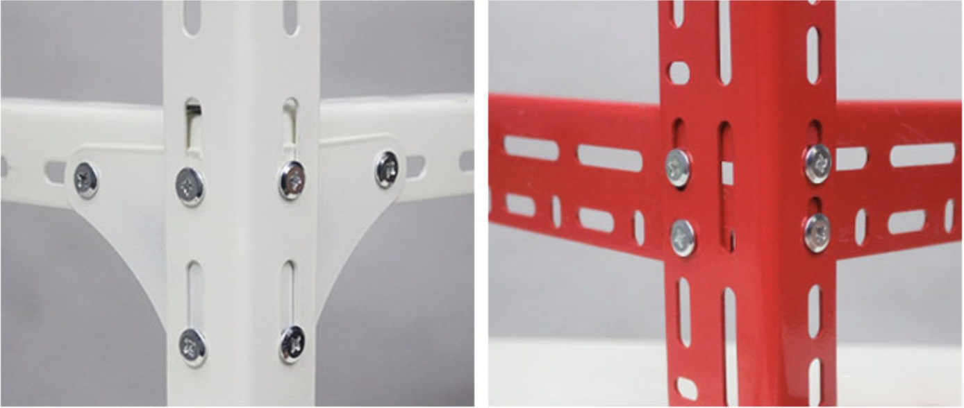 Wholesale Stainless Steel Angled Slotted Coated Perforated Iron Unequal Edge Iron Shelving Brackets Metal Shelf Bracket
