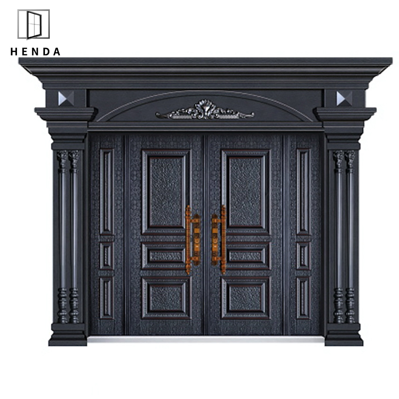 Входная дверь для загородного дома из алюминиевого сплава