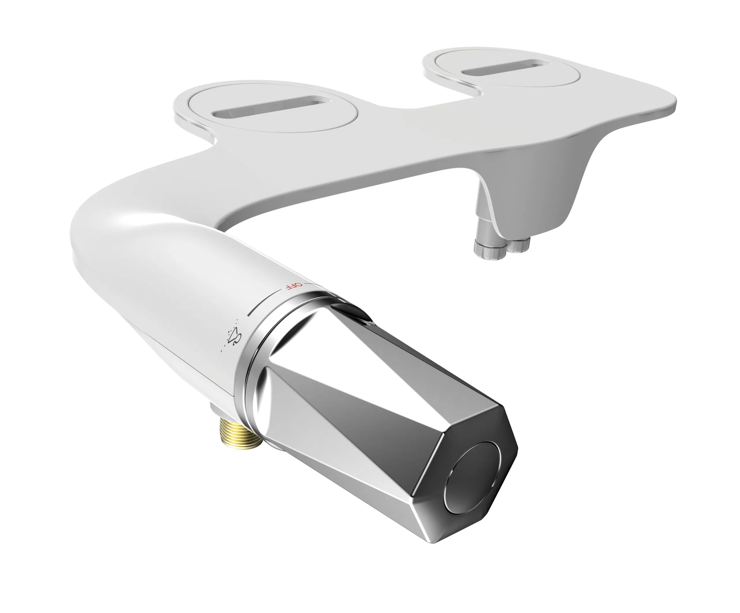 Self-Clean Cold Water Women Care Front Wash Mechanical Manual Non-Electronic Health Bathroom ABS Bidet Toilet Attachment Shower Sprayer Toilet Seat Bidet