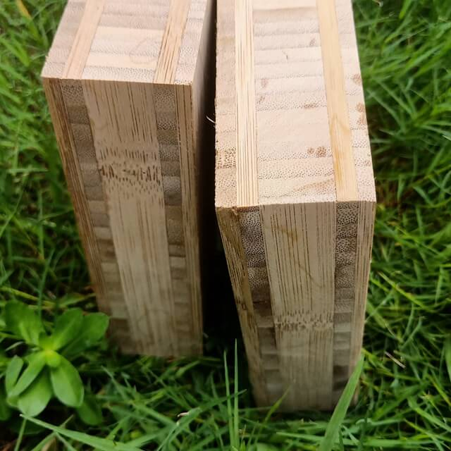 1 1/2"X4′ X8′ Cross Ply Caramel Vertical Grain Bamboo Plywood Sheets, Furniture Grade Bamboo Panels, Bamboo Boards